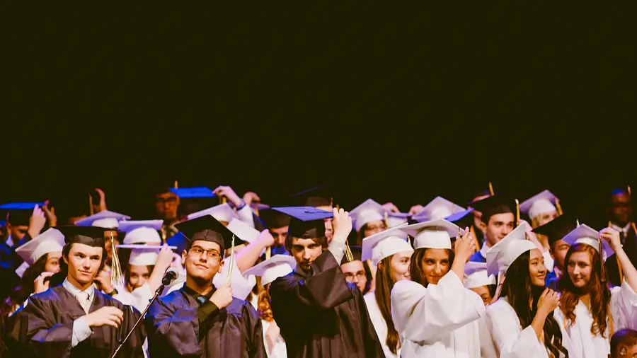 Graduates celebrating together