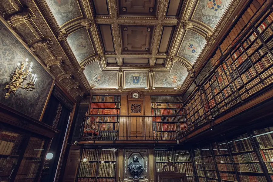 Ornate university library